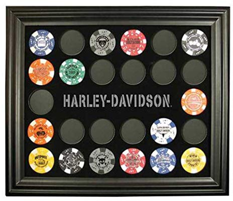 HARLEY-DAVIDSON Cadre pour collectionneurs de jetons de poker 6927