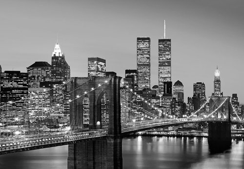 KiSS! New York Brooklyn Bridge Photo Wallpaper 366x254cm Wall Mural