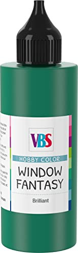 VBS Window Color 85ml Fensterfarbe Glasmalfarbe Malfarbe viele Farben Blattgrün