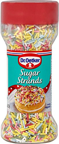 Dr. Oetker - Edible Decorations - Sprinkles - Sugar Strands - 55g (Case of 6)