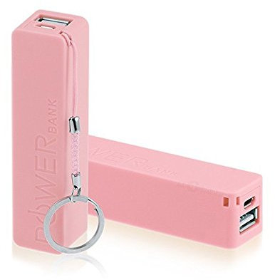 Star Electronic® PB2 Pink Power Bank Back-Up Battery Charger 2,600 Mah for Android Smartphones / Samsung / iPhone / Sat-Nav / MP3 - 4 - 5 / Colour Pink