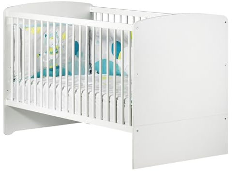 Baby Price New Basic Little Big Babybett skalierbarer weiß 140 x 70 cm