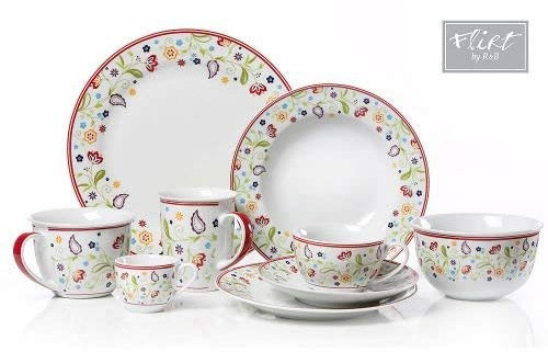 Flirt By R&B Geschirr-Serie Doppio Shanti Größe 6er Set Müslischale Doppio Shanti