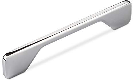 SCHÜCO ALU COMPETENCE Möbelgriff AMANDA Schrankgriff Griff BA 128/160 mm Chrom glänzend Design trifft auf Funktion