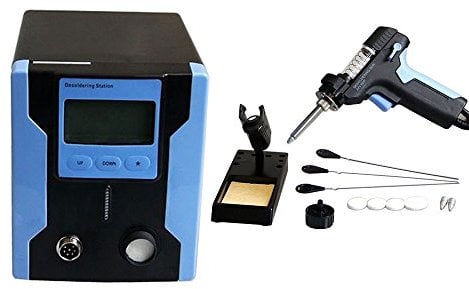 KATSU Stazione Dissaldante 140W Pistola Dissaldante con Set di Accessori per Punte, Ideale per Riparazioni Elettriche Elettroniche 312098
