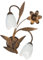 ONLI 4240/AP2 Aplique/Lámpara de Pared, Color Blanco, 2 luci, 2