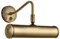 National Lighting Traditional Decorative Picture Light - Antique Brass Finish LED Picture/Display Wall Lamp with Rocker Switch 230mm - Compatible with 6.2W LED E14 (Not Included)