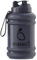 MANGO | 2.2 Litre Water Bottle with Straw and Handle - Large BPA-Free Drinking Jug - Durable Sports Tumbler with Time Markings - Dishwasher Safe - Ideal For Gym and Outdoor Activity (Black)