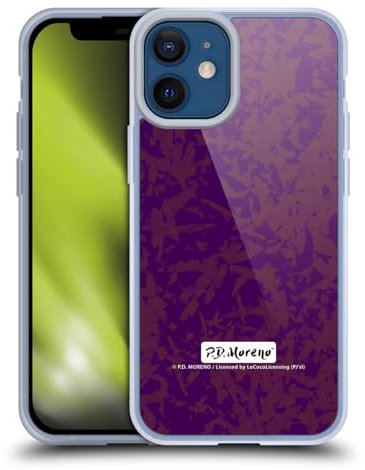 Head Case Designs Offizielle P.D. Moreno Violett Muster Gelhülle [Militärischer Schutzgrad] Kompatibel Mit Apple iPhone 12 Mini Und Kompatibel Mit MagSafe