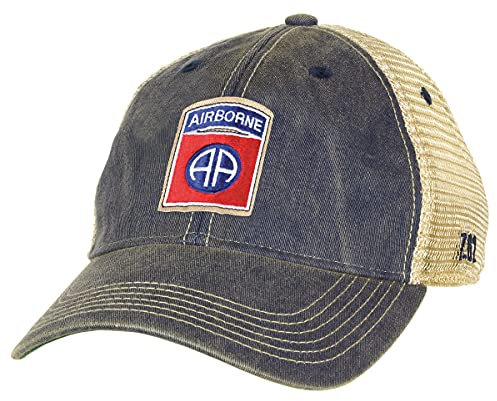 7.62 Design US Army Vintage Trucker Hat, 7.62 Design US Army 82nd Airborne Vintage Trucker Hat Navy, Einheitsgröße