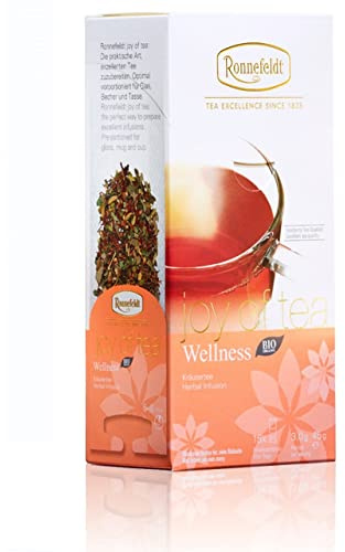 Ronnefeldt Rooibos Wellness Bio 'Joy of Tea' - Kräutertee, 15 Teebeutel, 45 g , Menge:6 Stück