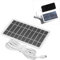 2W 5V Panel Solar, Portátil USB Pequeños Paneles Solares, Polisilicio Solar Panel Solar De 2W, Paneles Solares Micro USB Ajustable Para Teléfonos Móviles Electrodomésticos De Baja Potencia