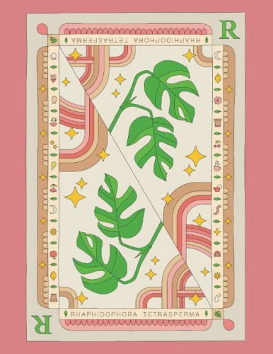 Raphidophora Tetrasperma: Large Letter Size Journal with Dotted Pages and Monstera Minima Plant Illustration