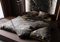 Bettwaesche-mit-Stil Mako Satin Bettwäsche Marmor schwarz/Gold (Garnitur 155x220 + 80x80)
