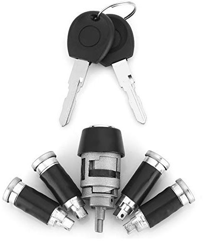 Kit di Riparazione della Serratura di Accensione con Chiave, Barilotto della Serratura T4, Interruttore di Accensione della Serratura della Portiera Dell'auto Accessori
