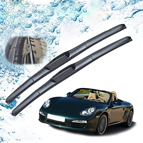 WITTSY Pièces D'essuie-Glace pour Porsche pour Boxster pour Cayman 987 987C 2005 2006 2007 2008 2009 2010 2011 2012 Accessoires Voiture Avant Pare-Brise Lames D'essuie-Glace Cutter