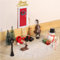 Sonwaha 21 Piezas Puerta Elfo Navidad Set,Duende Navidad Accesorios Duende Navidad Miniaturas Puerta Elfo Navidad Decoración,Miniatura Elfo Gnomos Casa Navideños