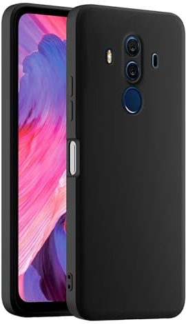 HULLIN Coque de Téléphone en Silicone Colorée, Adaptée à Huawei Mate10 Pro (6) - Noir
