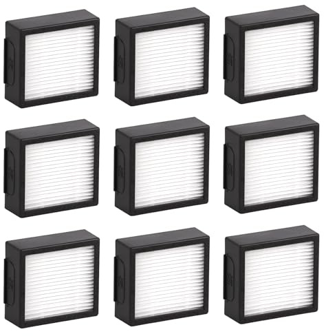 (9 pezzi) Combo J7+ Filtro HEPA di ricambio compatibile con iRobot Roomba Combo J7+/ Combo j9+/ Combo 10 Max Robot aspirapolvere Filtri HEPA Kit di accessori 9 pezzi