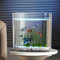 Aquarium de Bureau Betta de 5 gallons, Aquarium de Bureau Transparent, Aquarium Simple, Vase sur Pied, Meuble TV, boîte d'élevage en Eau Profonde, décoration de la Maison, Cadeaux for Les Amateurs de