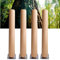 pingping1991 Lot de 4 Pieds de Meubles en Bois Massif Droit, Pieds de Meubles pour Fauteuil Pied de Table Bois de Remplacement Pied de lit pour canapé, lit, Chaise (50cm/20in)
