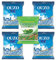 Lavdas Ouzo Pops & Eukalyptus Menthol Honey Bonbons (4 x 130g Ouzo, 1 x 130g Eukalyptus Honig) mit Gratis Araxxon Olivenöl aus Sparta (20ml) - Griechische Süßigkeiten Geschenk