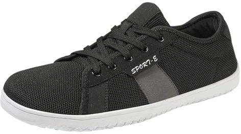 Tenis de lona de malla para hombres y mujeres, transpirables, sin cordones, parte inferior suave, ligeros y cómodos, para correr, resistentes al desgaste, suela de goma, zapatos de senderismo para