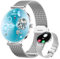 SIEMORL Women’s Smartwatch – Ultra Thin Luxury Design with 1.43 AMOLED, Bluetooth Calling,121 Sports Modes, Period & Sleep Tracker, IP68 Waterproof, 7 Day Battery, Mesh & Silicone Straps