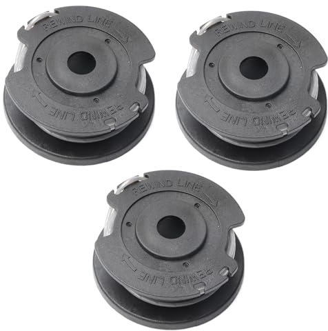 HFMYGS 2 Pcs Trimmer Spool Replacement, 16FT/4.9M Lawn Mower Strimmer Spools, Replacement Compatible with Bosch ART 23 SL 26 SL Grass Trimmer F016800569 F016800385, Strimmer Spool Line 1.65mm