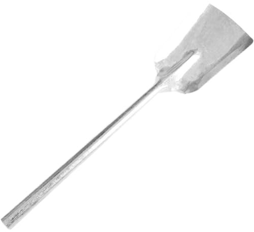 Ascheschaufel, Kaminschaufel, Langgang mit Eisenkohlkohle-Stabilitätsschaufeln zum Mischen, beweglichen Boden, Sand, Zement, Schnee, Kohle