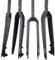 Asdfeop VTT 26, 27,5, 29, Fourche Rigide en Carbone, Tube Droit 1-1/8, Freins à Disque, Fourche Avant à dégagement Rapide 9 x 100 mm QR (29 Pouces)