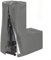 Cubierta para máquina elíptica, 420D Oxford impermeable Cross Trainer, cubierta para bicicleta estática con cremallera (gris, 181 x 74 x 165 cm)