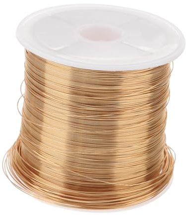 TEHAUX Fil de Cuivre pour Perles et Bricolage Fil Artisanal et Facile à Utiliser pour Bijoux et Macramé