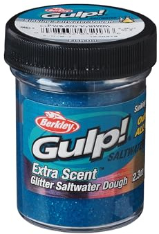 Berkley Gulp!® Saltwater Dough Angelköder | Weiche Köderpaste mit extremer Duftverteilung | Köder für das Meeresangeln auf Verschiedene Fischarten | Bewährte Gulp!-Formel | 65 g | Mehrere Optionen