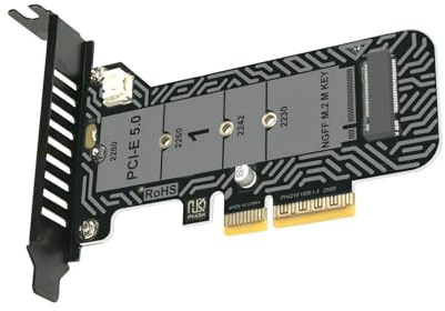 Interner PCIe-Adapter – 64 Gbit/s Festplatten-Controller-Karte, Erweiterungskarte für Computer, Netzwerk-Hub für Desktop-Computer, Datenkabelanschluss für Speicherlaufwerke, Port