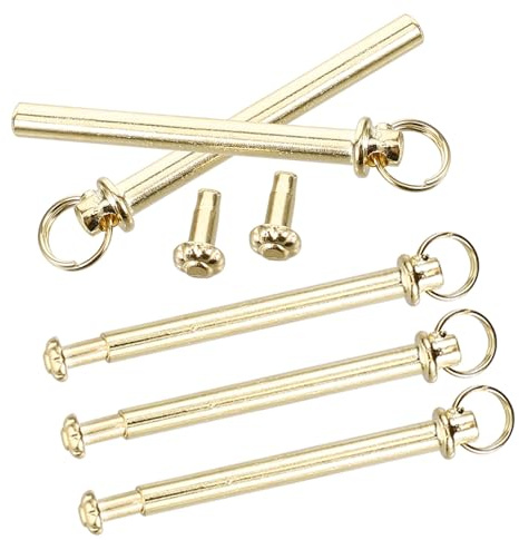 CTIRCHIU 5 Set di Rivetti in Ferro per Ventaglio Manuale Diametro Asse 3mm, Accessori per Riparazione Ventaglio Pieghevole, Facili da Installare e Riparare