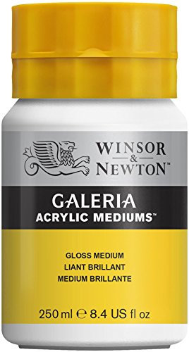 Winsor & Newton 3040820 Galeria Glanz Medium, 250 ml Topf, erhöht die Farbtiefe und die Transparenz der Farbe