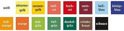 Heyda 204711200 Tonpapier (50x70 cm, 130 g/qm, 25 Bögen Pack) weiß