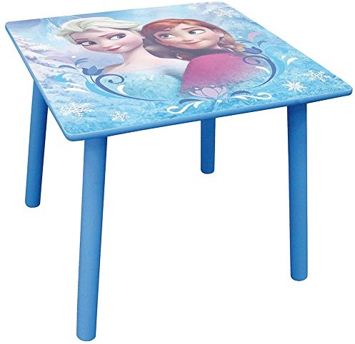 FUN HOUSE 712392 DISNEY Reine Des Neiges Table Carrée pour enfant H.44 X L.50 X P.50 CM