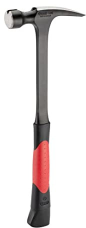 PICARD 0059600-22 Framing-Hammer (mit 2-Komponenten-Griff rot/schwarz)