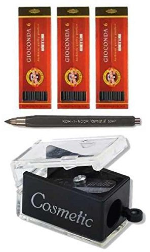 KOH-I-NOOR Künstlerkreideset+Kreidehalter+Spitzer 5,6mm 120mm