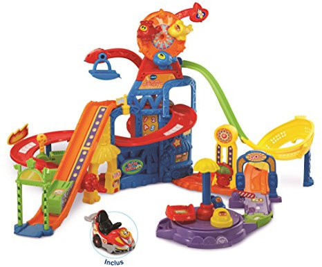 VTech Tut Bolides - Tut Land, Maxi Parc D'attractions (+Loulou Super Casse-Cou) Multicolore Taille Unique