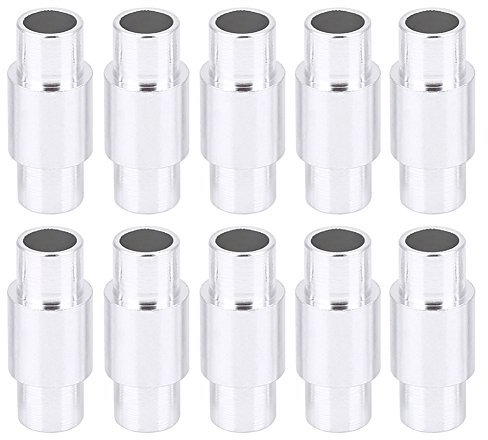 Dilwe 10 Stücke Radlager Distanzscheiben, Spacer inliner Aluminium Inline Speed Spacer für Standard Skate 8mm 6mm Achsen