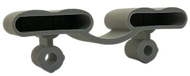 wiedergutschlafen 10er Set Kappen zur Befestigung von Leisten im Lattenrost (144_40x31x12,5 mm (Duo))