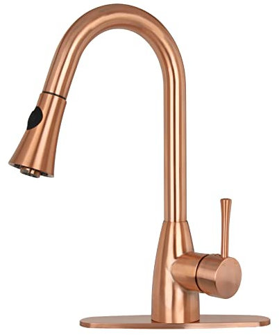 Einhebel-Küchenarmatur aus Kupfer