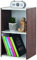 Iris Ohyama Platzsparendes Regal, Extra Breit, 2 Ebenen, Braun, Verstellbar, Modular, Für Wohnzimmer, Homeoffice, Schlafzimmer, Organisation, Bücher, CD, Dekor, Einfache Montage, UB-6035