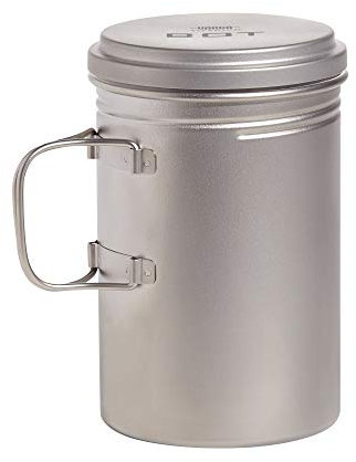 Vargo Titanium BOT Series | BOT-HD – Bouteille d'eau ultralégère de 1 litre (34 oz) – Poids : 153 g | Camping