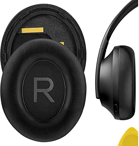 Geekria QuickFit Replacement Ear Pads for Bose 700 Noise Cancelling, NC700 Headphones Ear Cushions (Black)