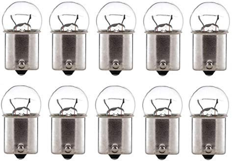 cyclingcolors Birne, BA15S, 6V, 10W, Packung mit 10 Transparent