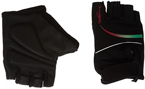 Nakamura Damen Dogana Handschuhe, Black/Red Light, M